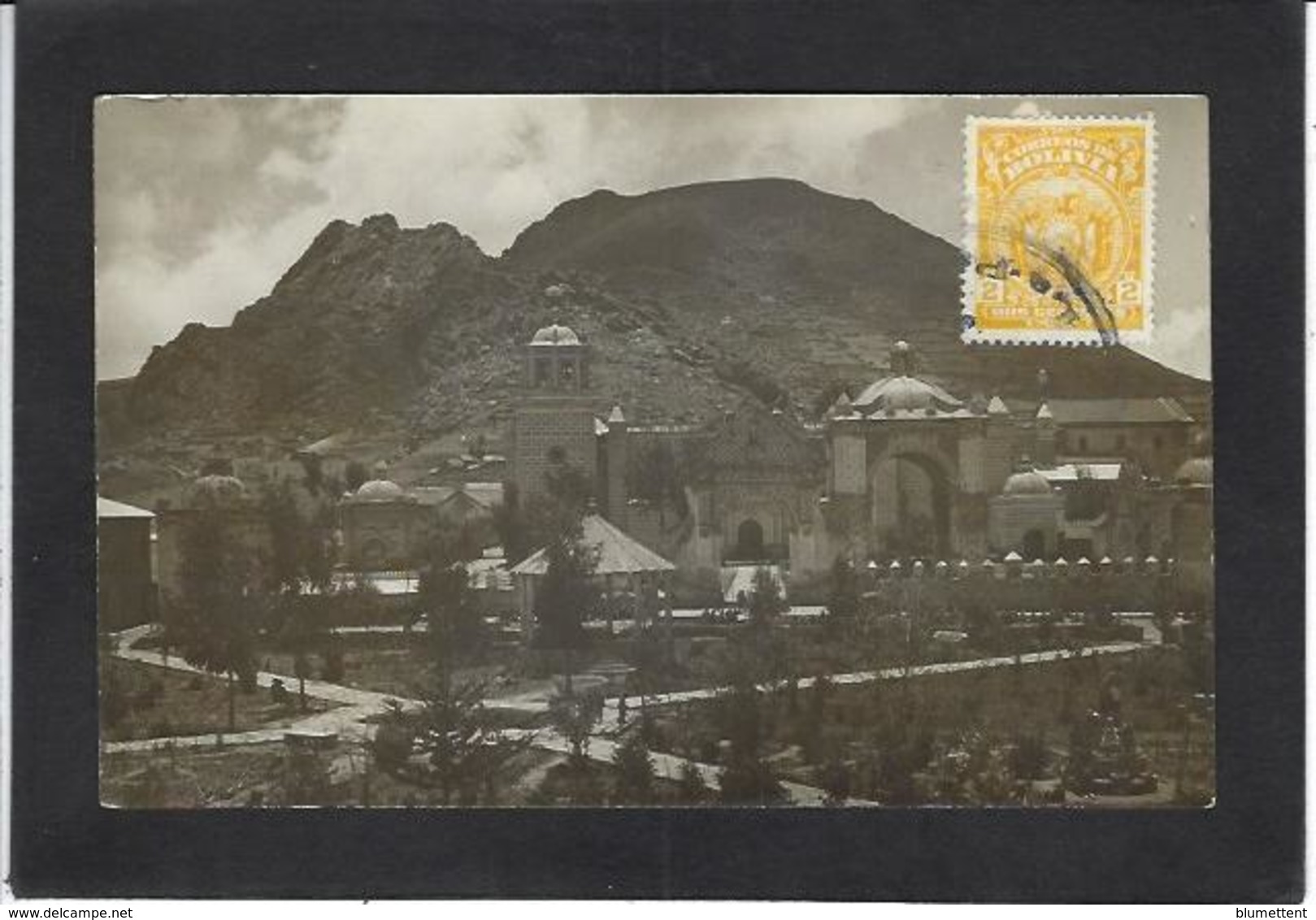 CPA Bolivie Bolivia  Carte Photo RPPC Circulé - Bolivië