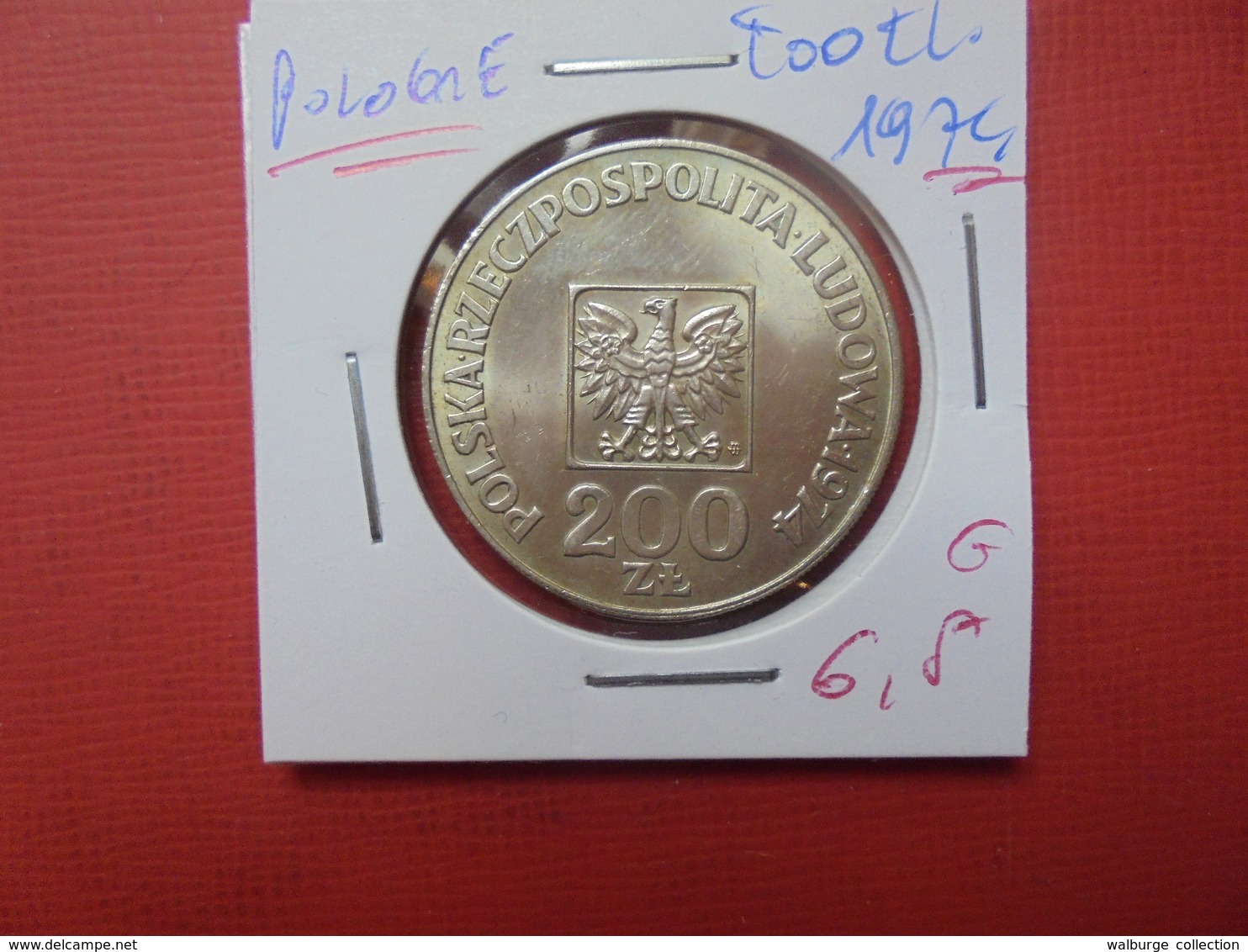 POLOGNE 200 ZLOTY 1974 ARGENT - Poland