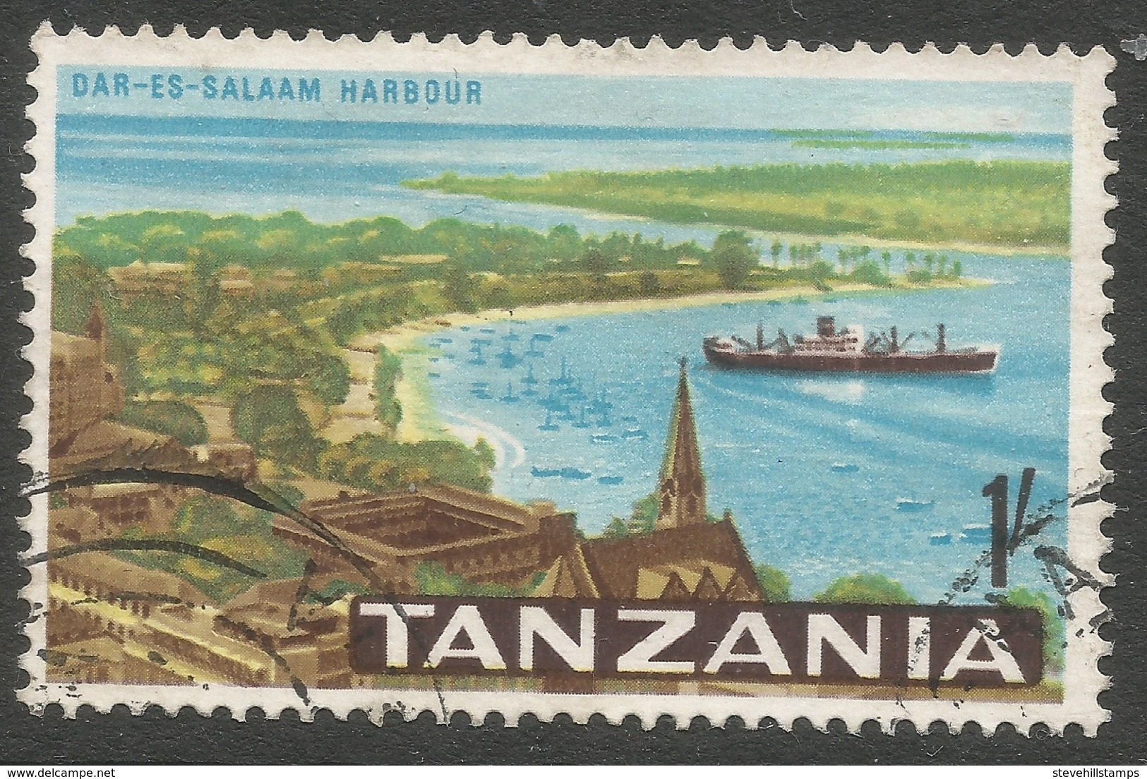 Tanzania. 1965 Definitives. 1/- Used. SG 136 - Tanzania (1964-...)