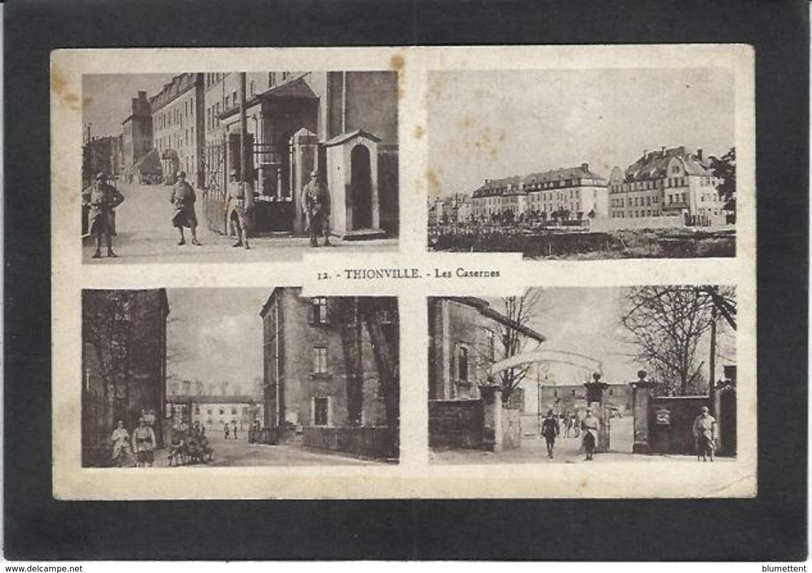 CPA Moselle 57 THIONVILLE écrite Les Casernes - Thionville