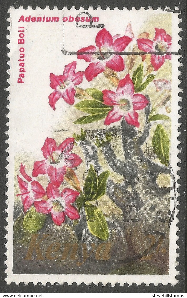 Kenya. 1983 Flowers. 2/- Used. SG 265 - Kenya (1963-...)