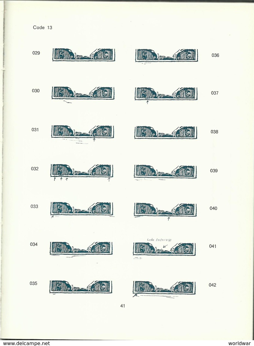 Nederland 1852  5 Cent  Plaat I T.e.m. VI  Van Balen Blanken (zes Delen) - Guides & Manuels