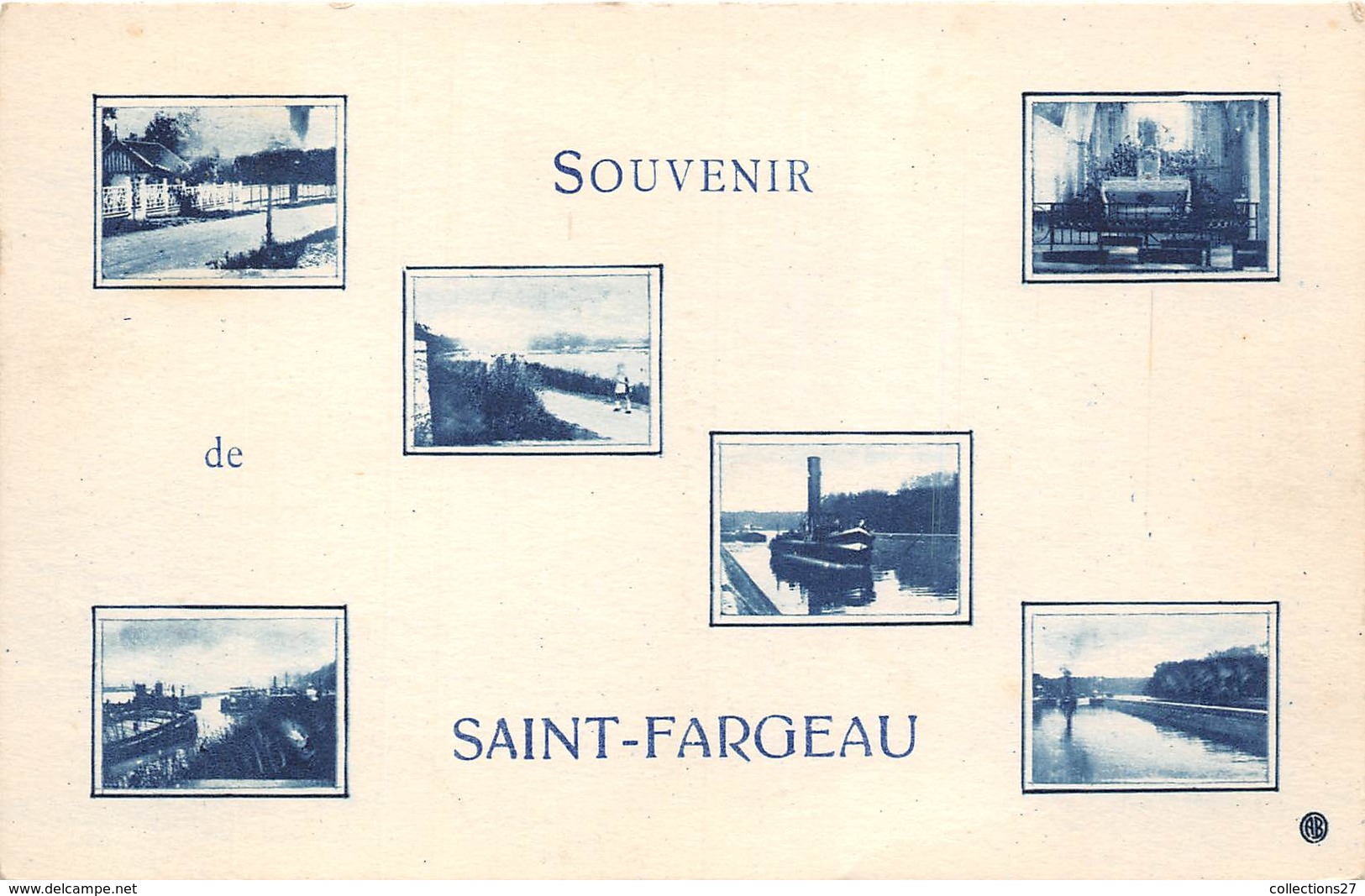 89-SAINT-FARGEAU- SOUVENIR MULTIVUES - Saint Fargeau