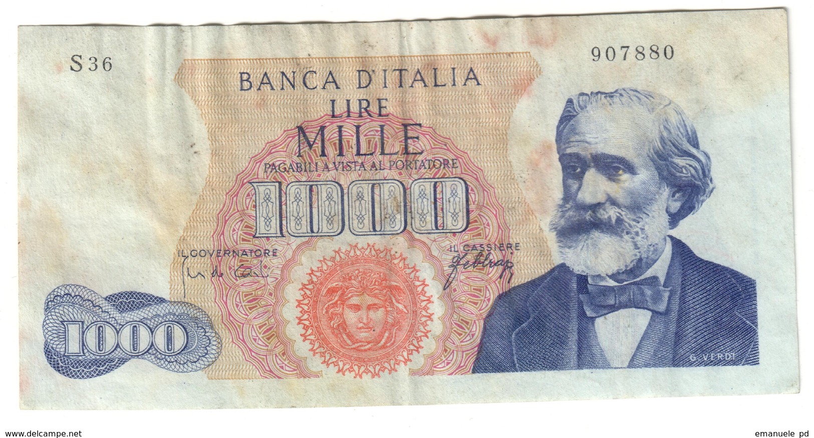 Italy 1000 Lire 20/05/1966 - 1000 Lire