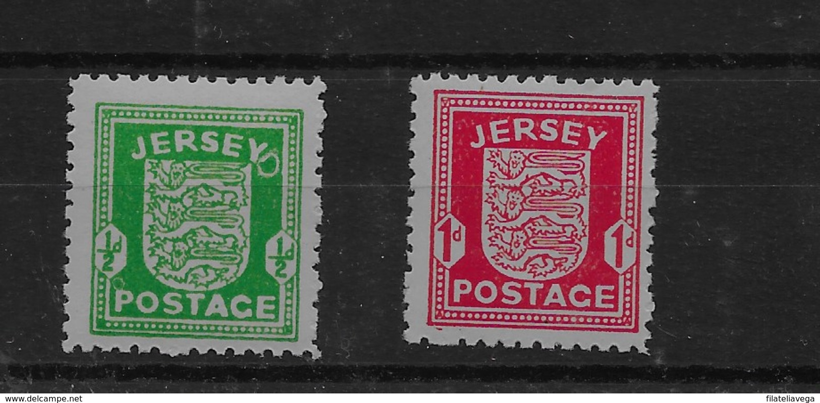 Serie Ocupación Alemana De Jersey Nº Michel 1/2y ** - Ocupación 1938 – 45