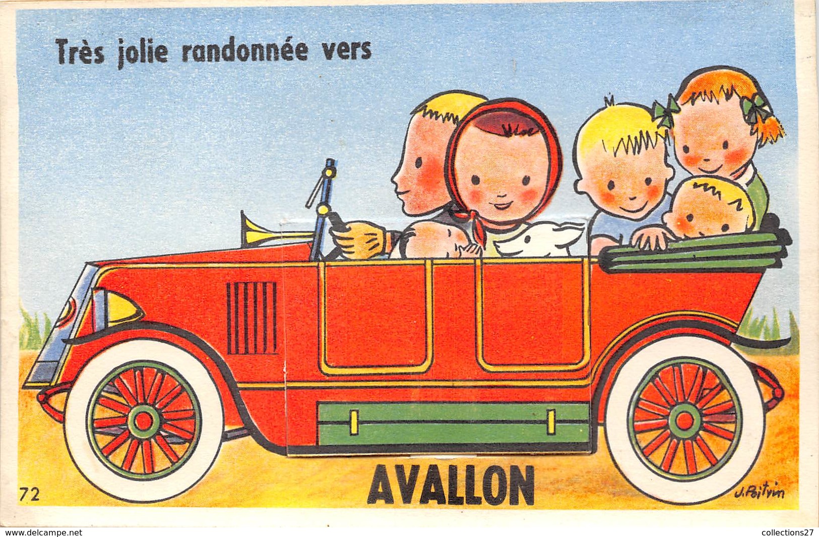 89-AVALLON- CARTE A SYSTEME - Avallon