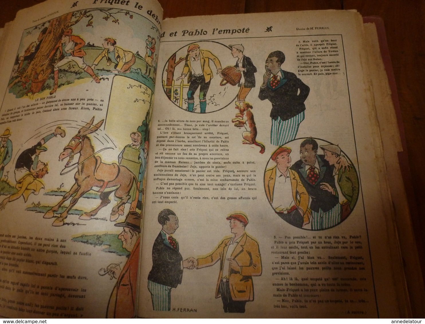 1929  Album collection PIERROT Journal des garçons (nombreux journaux)