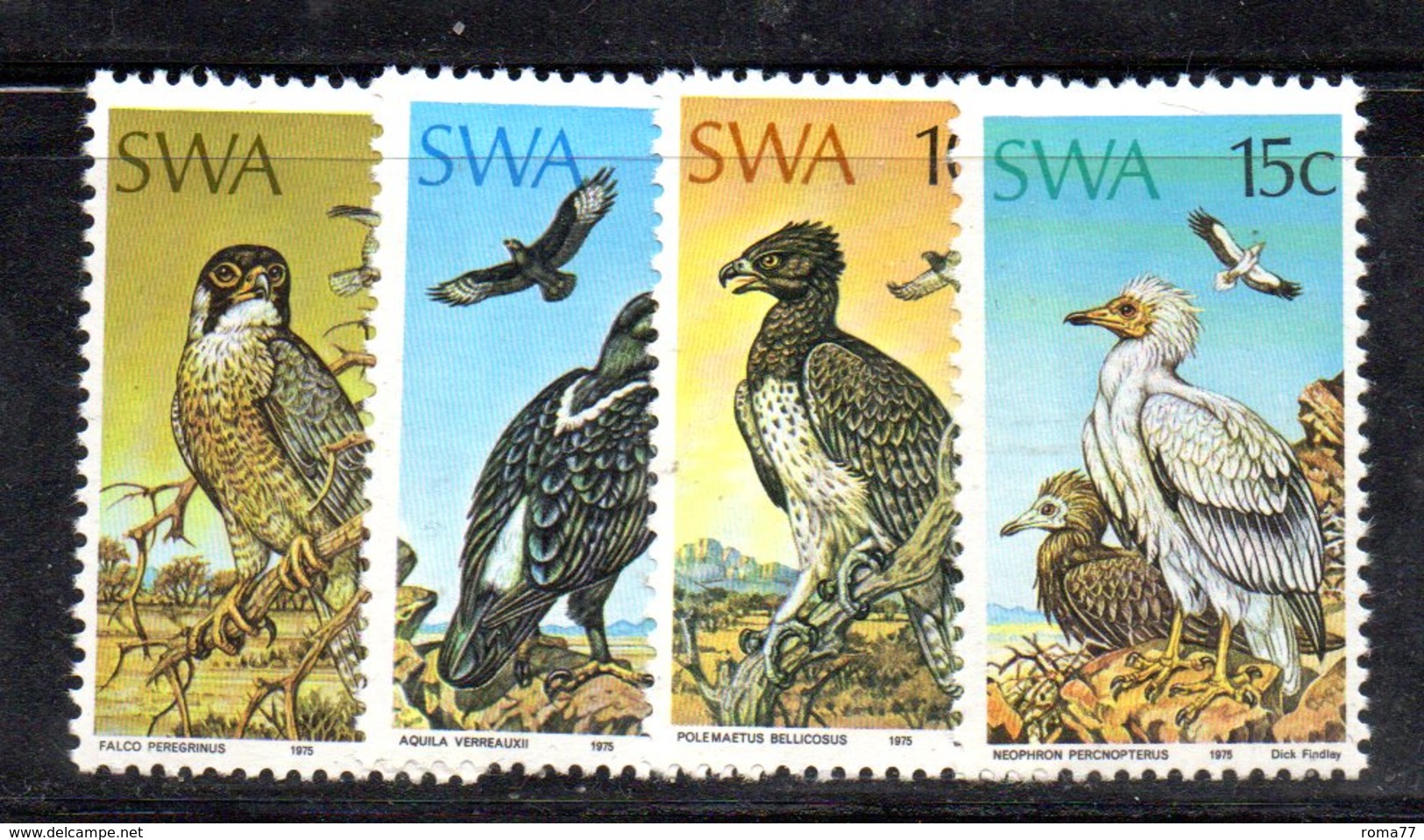 T473 - AFRICA SUD OVEST 1975 , Serie Yvert N. 347/350  ***   (2380A) . - Africa Del Sud-Ovest (1923-1990)