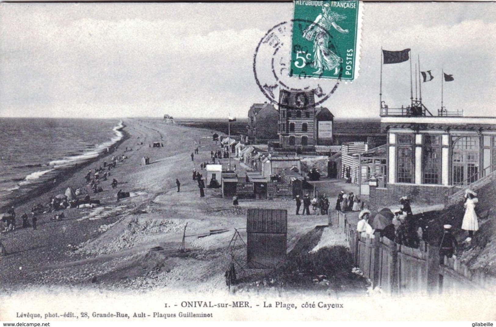 80 - Onival ( Somme ) La Plage Cote Cayeux - Onival