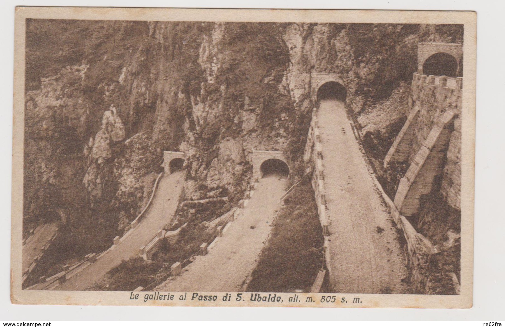 Passo Di S. UBALDO S. BOLDO (BL) Le Gallerie - F.p. - Anni '1920 - Belluno