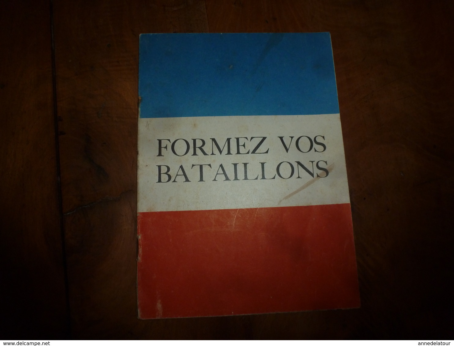 1940  FORMEZ VOS BATAILLONS ,par Le Général DE GAULLE (document Original) - Phrase De Winston Churchill (dernière Image) - Autres & Non Classés