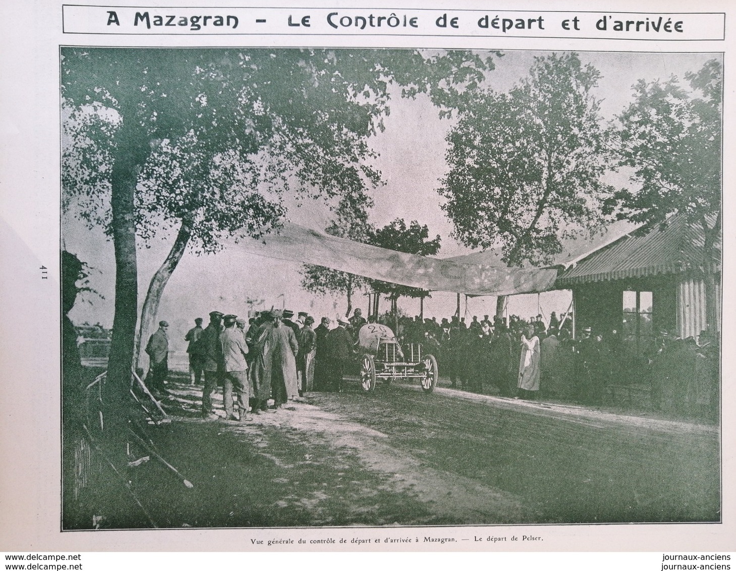 1904 LES ÉLIMINATOIRES FRANÇAISES DE LA COUPE GORDON BENNETT - VOUZIERS - THÉRY - VOITURE TURCAT MÉRY = MORS ECT......