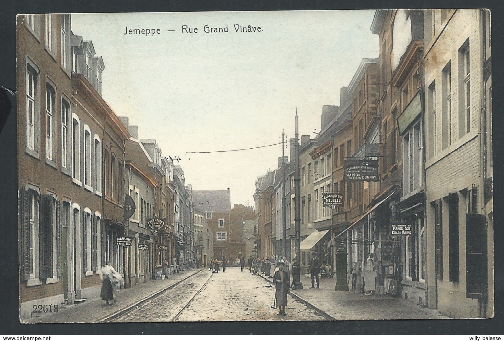 +++ CPA - JEMEPPE - Rue Grand Vinâve - Carte Animée - Couleur   // - Seraing