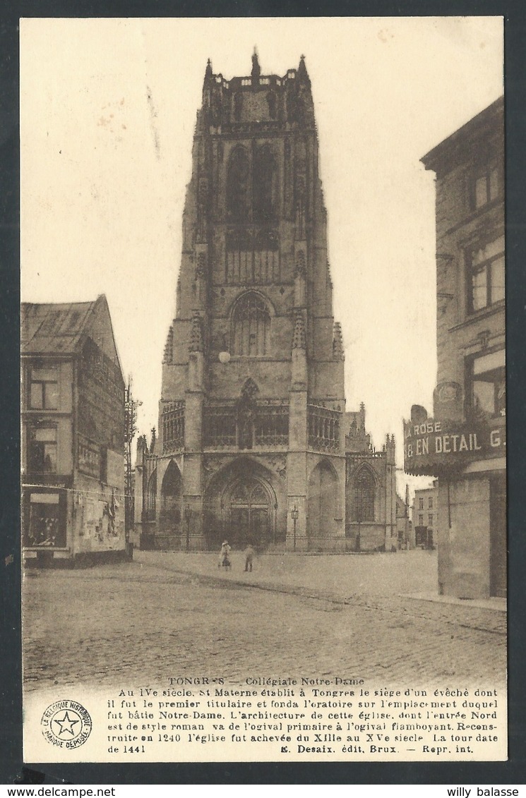 +++ CPA - TONGEREN - TONGRES - Collégiale Notre Dame - Desaix    // - Tongeren