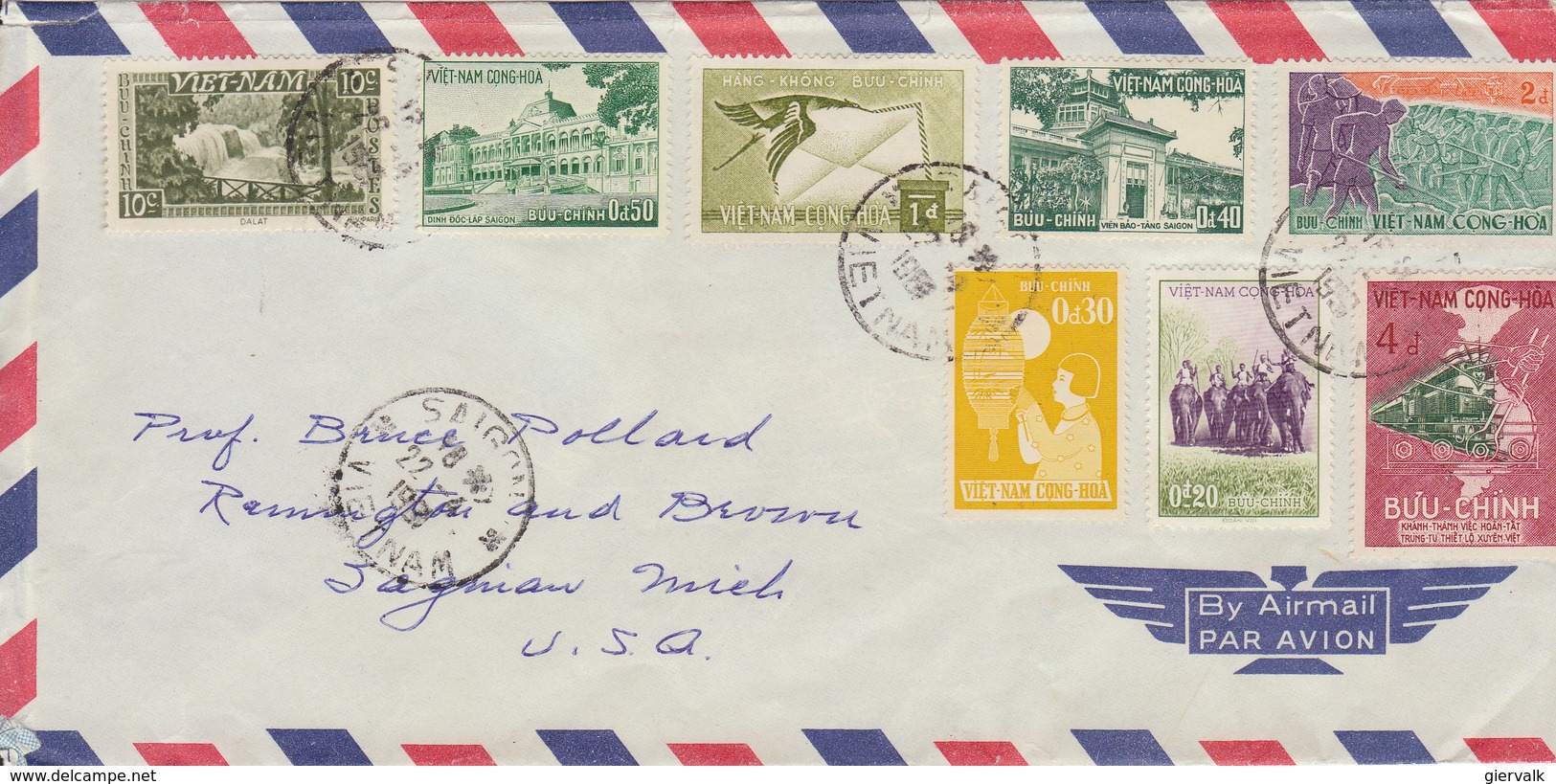 VIETNAM 1959? Cover To USA.BARGAIN.!! - Vietnam