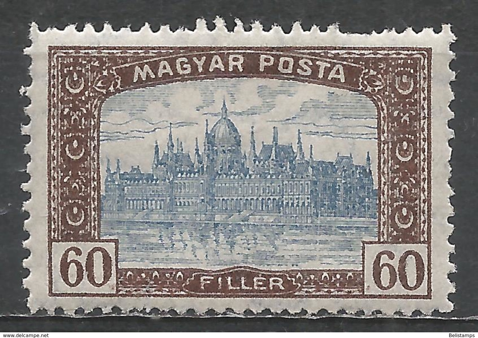 Hungary 1920. Scott #188 (M) Parliament Building At Budapest - Unused Stamps