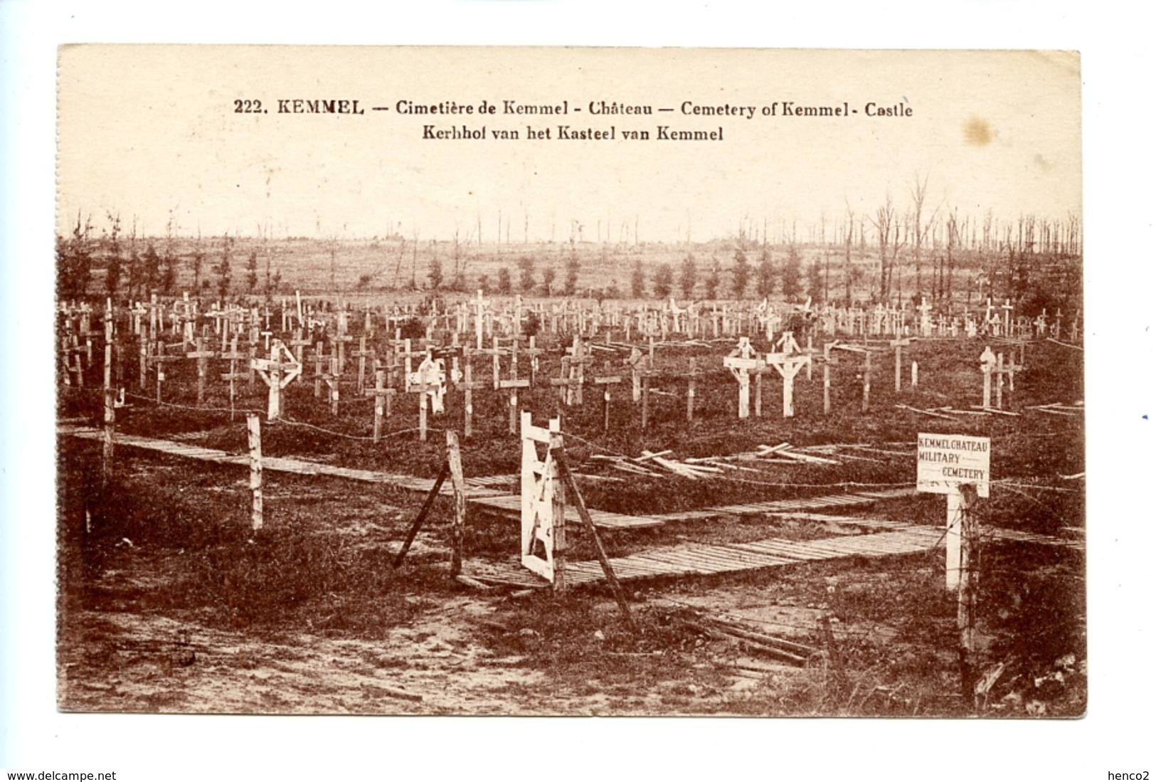 Kemmel - Cimetière De Kemmel - Château - Cemetery Of Kemmel  - Castle - Kerkhof Van Het Kasteel Van Kemmel - Heuvelland