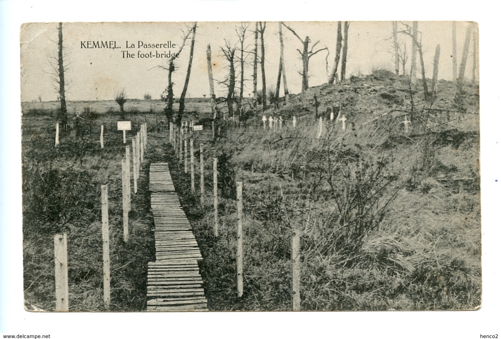 Kemmel - La Passerelle - The Foot-bridge (1920) - Heuvelland
