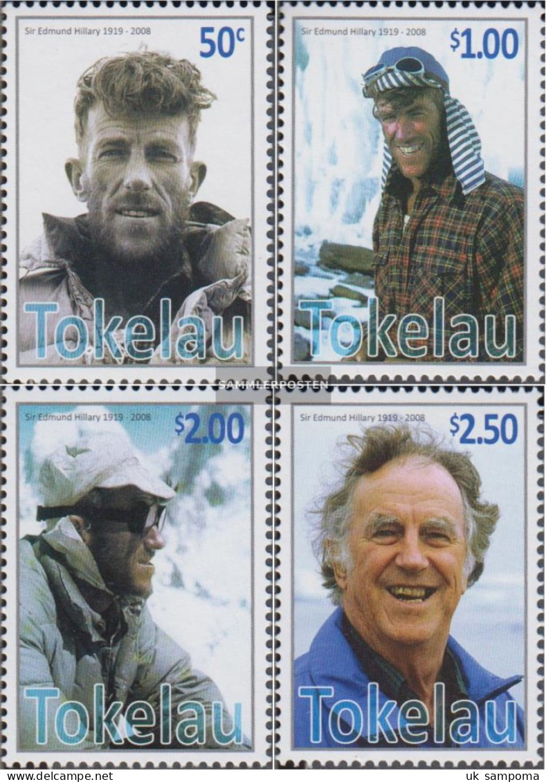 Tokelau 383-386 (complete Issue) Unmounted Mint / Never Hinged 2008 Edmund Hillary - Tokelau