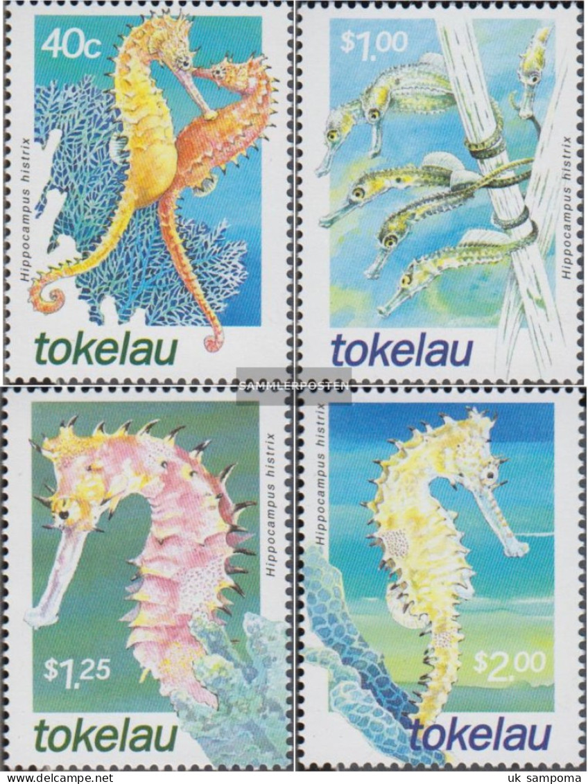 Tokelau 303-306 (complete Issue) Unmounted Mint / Never Hinged 2001 Seepferdchen - Tokelau