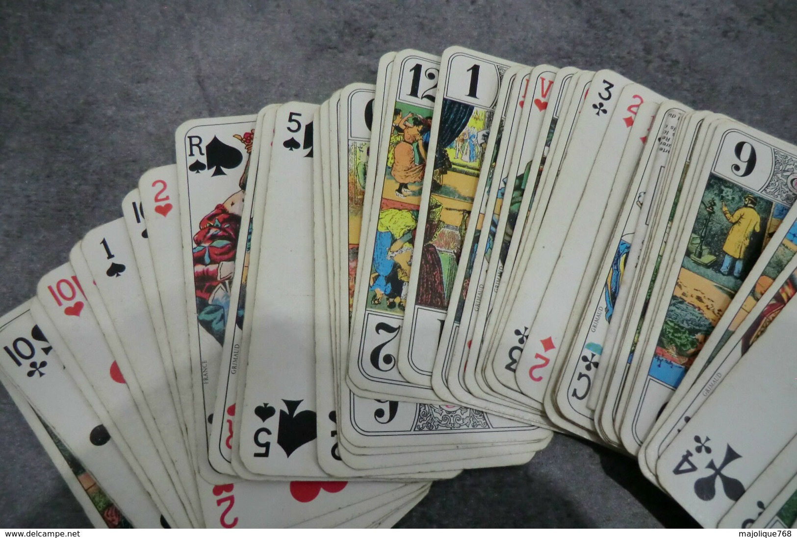 Jeux De Tarot Dans Sa Boite Complet , De Marque Wiggins Teape - - Cartes à Jouer Classiques