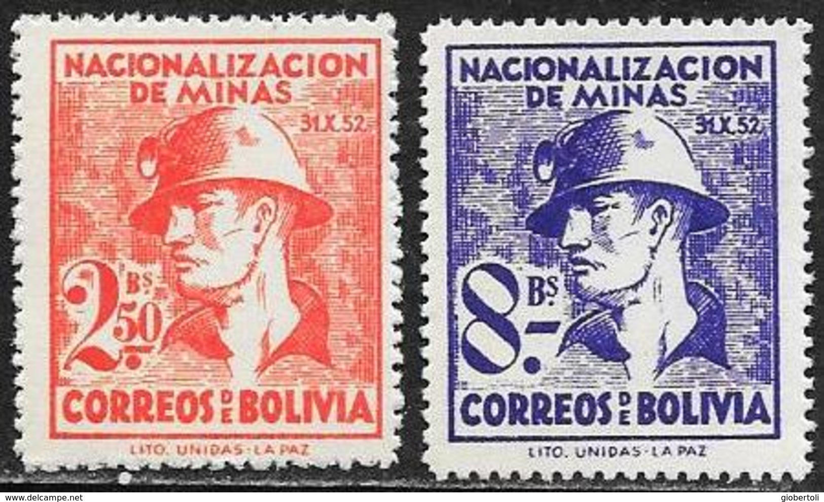 Bolivia/Bolivie: Minatore, Miner, Mineur - Minerali