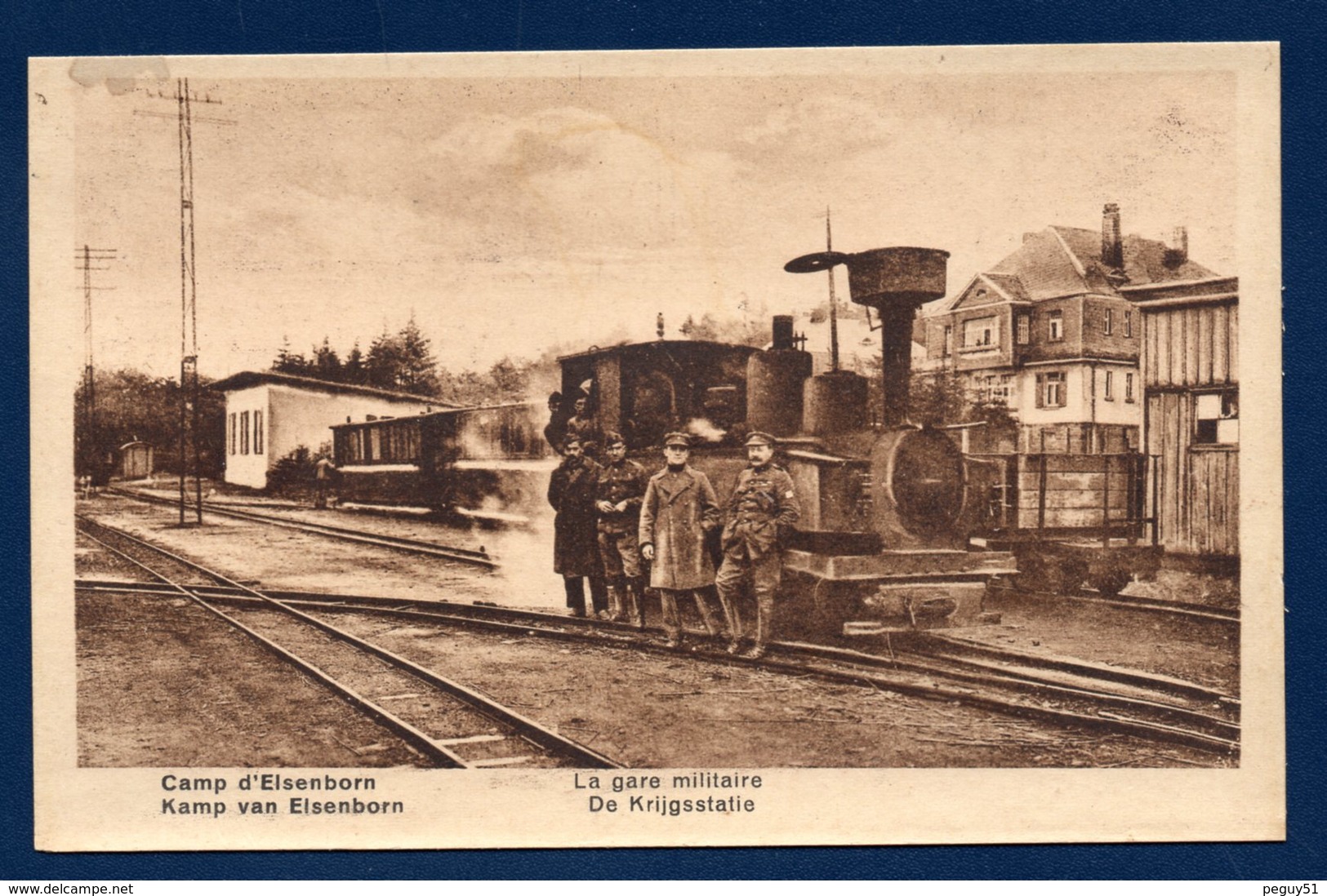 Camp D' Elsenborn. La Gare Militaire - Elsenborn (camp)