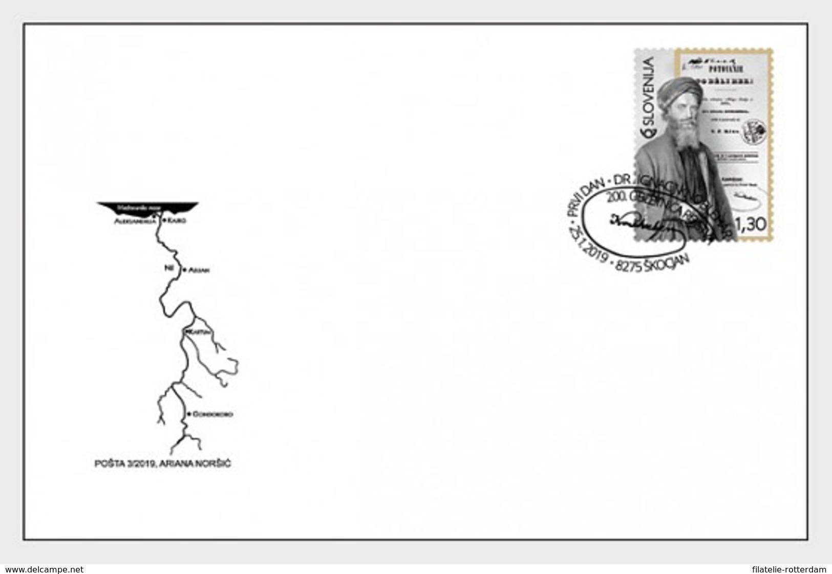 Slovenië / Slovenia - Postfris/MNH - FDC Ignatius Knoblecher 2019 - Slovenië