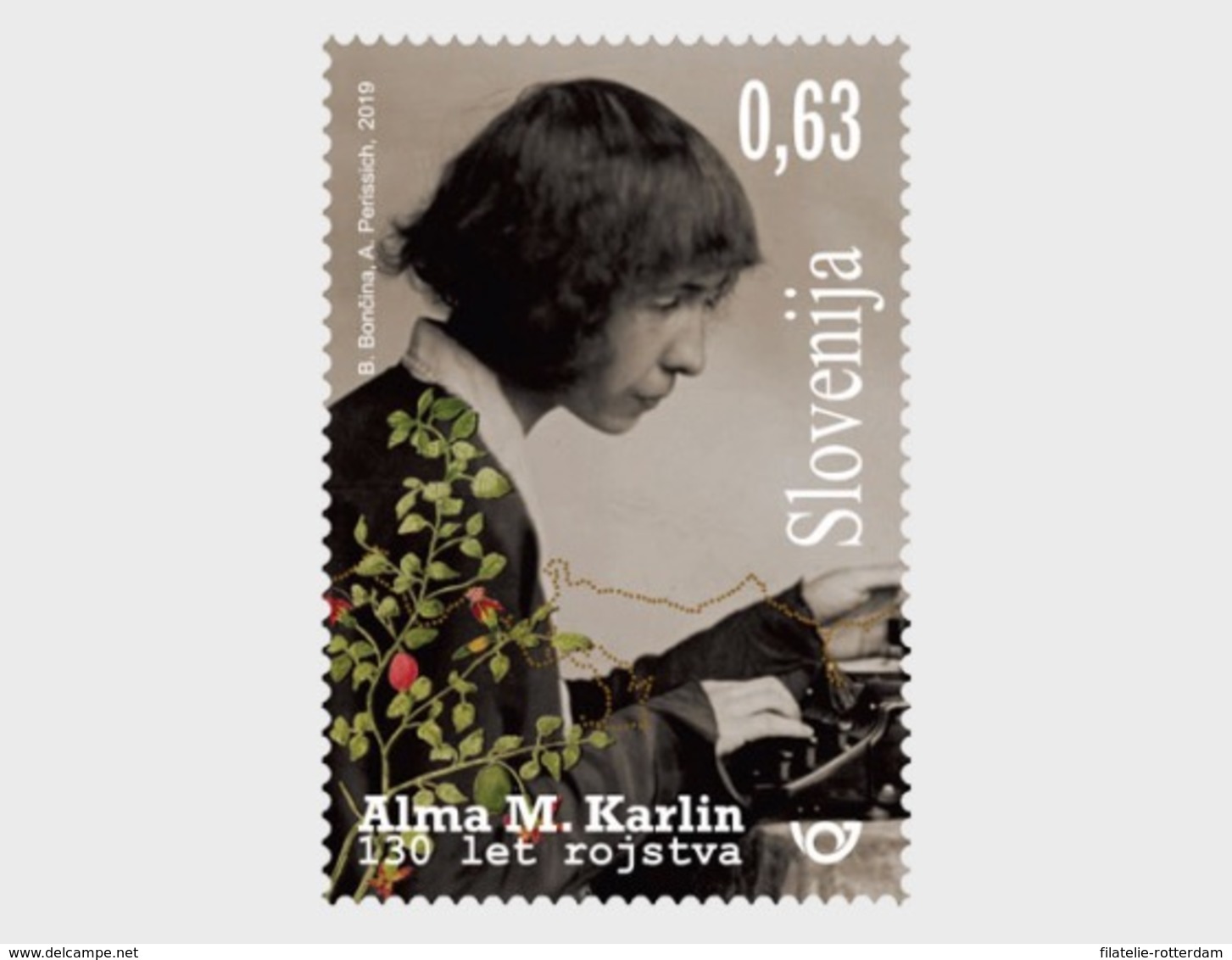 Slovenië / Slovenia - Postfris/MNH - Alma Karlin 2019 - Slovenia