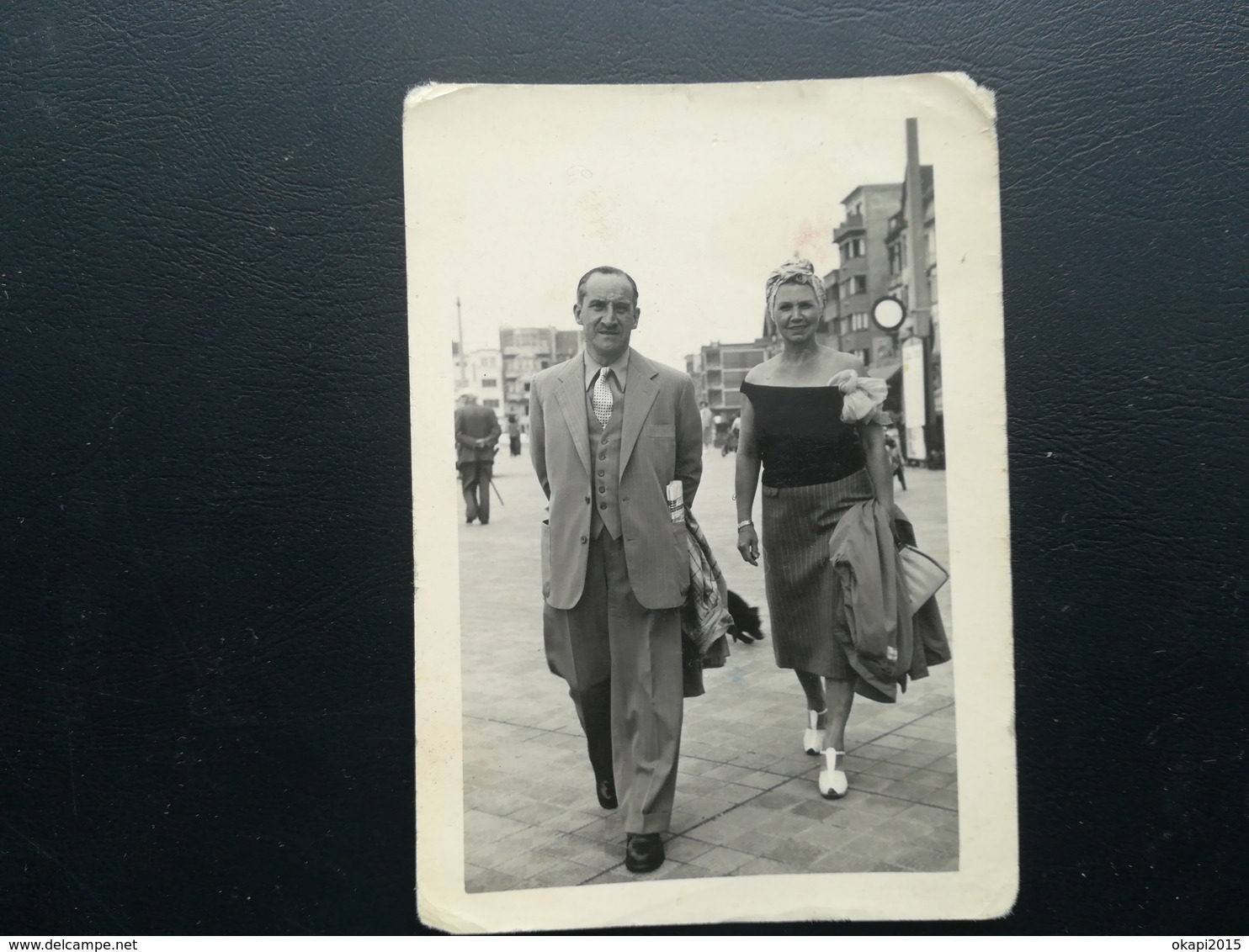 LITTORAL HEYST HEIST  BLANKENBERGE FLANDRE BELGIQUE PLAGE MER UN LOT DE 35 PHOTOS  COUPLE ESSENTIELLEMENT ANNÉES 1930