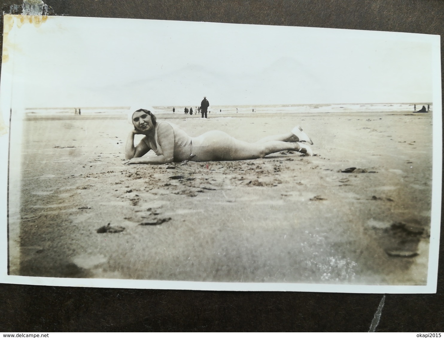 LITTORAL HEYST HEIST  BLANKENBERGE FLANDRE BELGIQUE PLAGE MER UN LOT DE 35 PHOTOS  COUPLE ESSENTIELLEMENT ANNÉES 1930