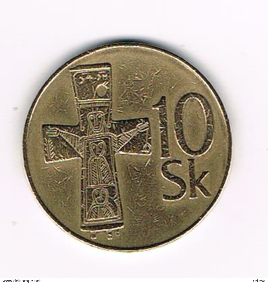 &-  SLOWAKIJE  10  KORUNA  1993 - Eslovaquia