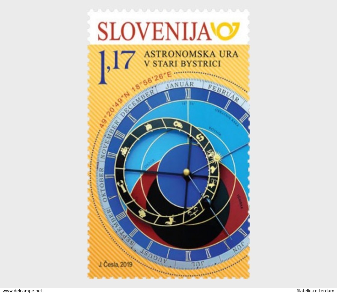 Slovenië / Slovenia - Postfris/MNH - Complete Set Joint-Issue Slowakije 2019 - Slovenia