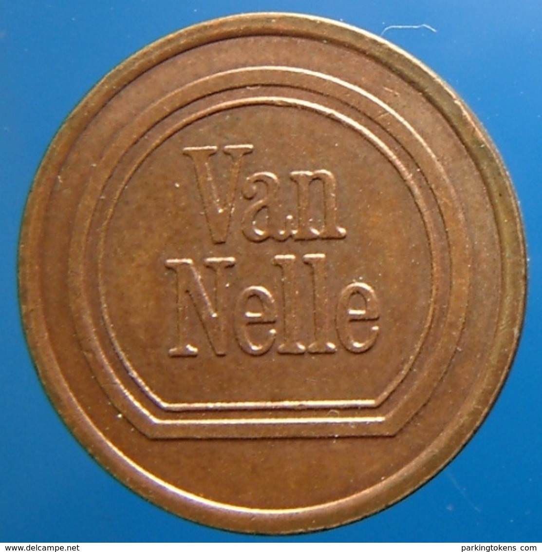 KB313-4 - VAN NELLE - Rotterdam - Bz/WM 22.5mm - Coffee Machine Token - Schip Boot Schiff Boat Ship Démarrage - Professionnels/De Société