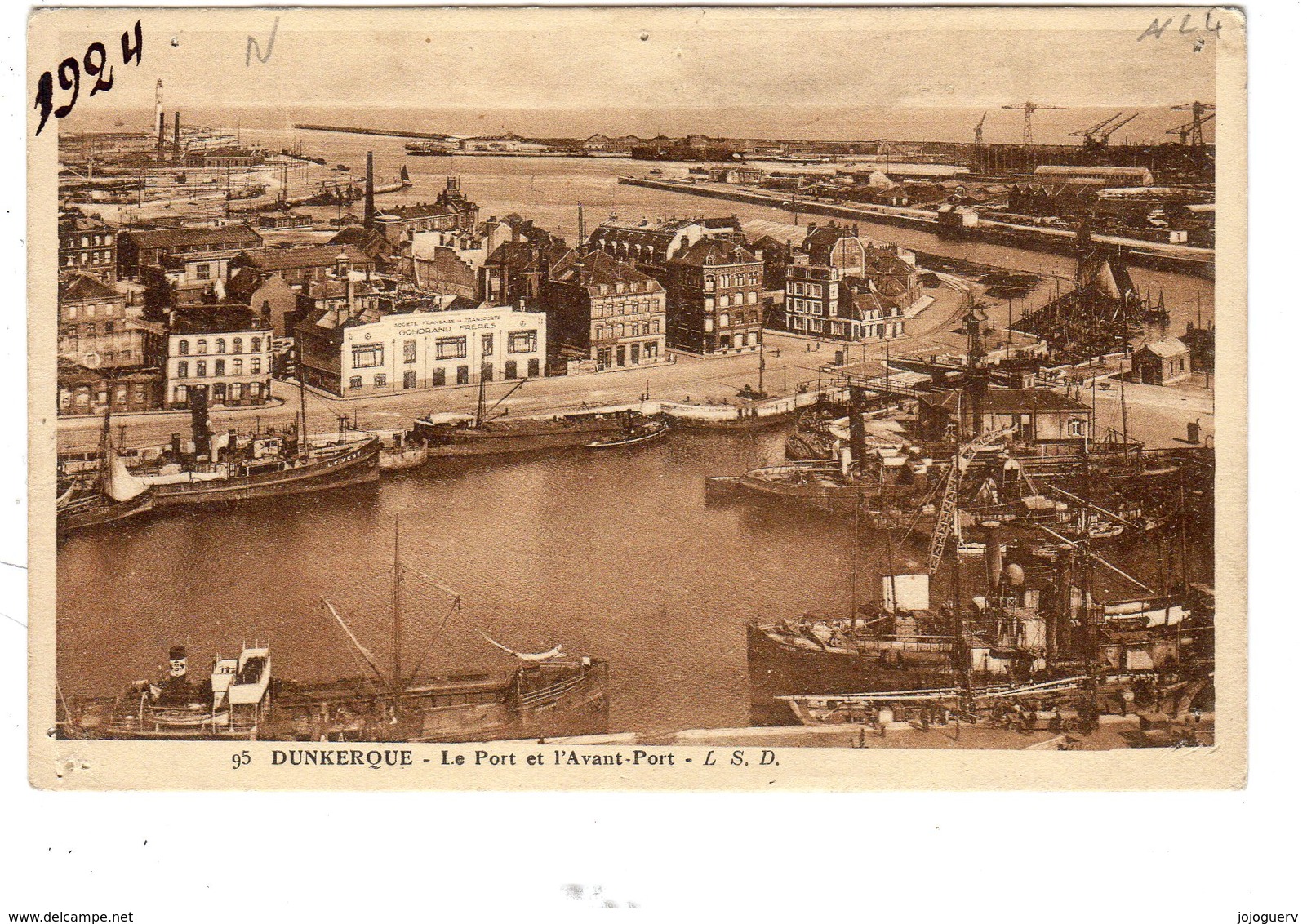 Dunkerque Le Port Et L'avant Port ( Bassin Du Commerce , Quai De La Citadelle , Chenal , Bateau , Victoria Hôtel ... - Dunkerque