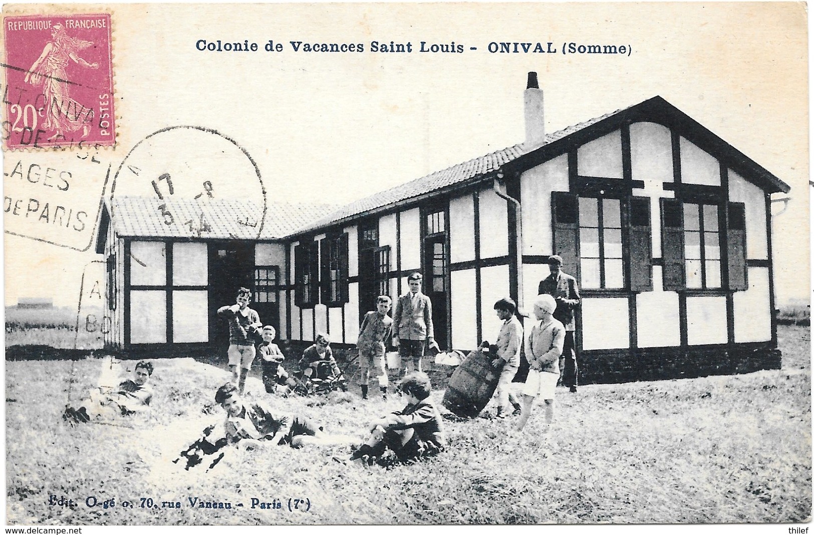 Onival NA1: Colonie De Vacances Saint Louis 1934 - Onival