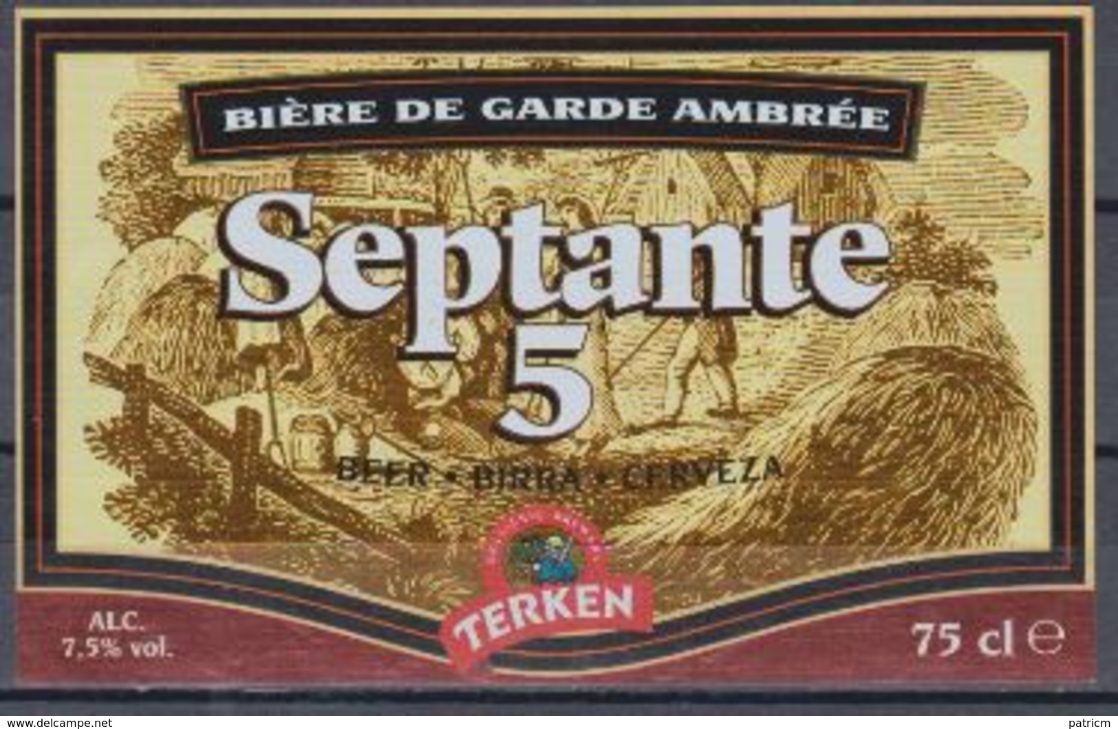 Etiquette (label) De Biere Française  ( Beer, Cerveza, Birra, Bier);Brasserie Des-Hauts-de France - Bière