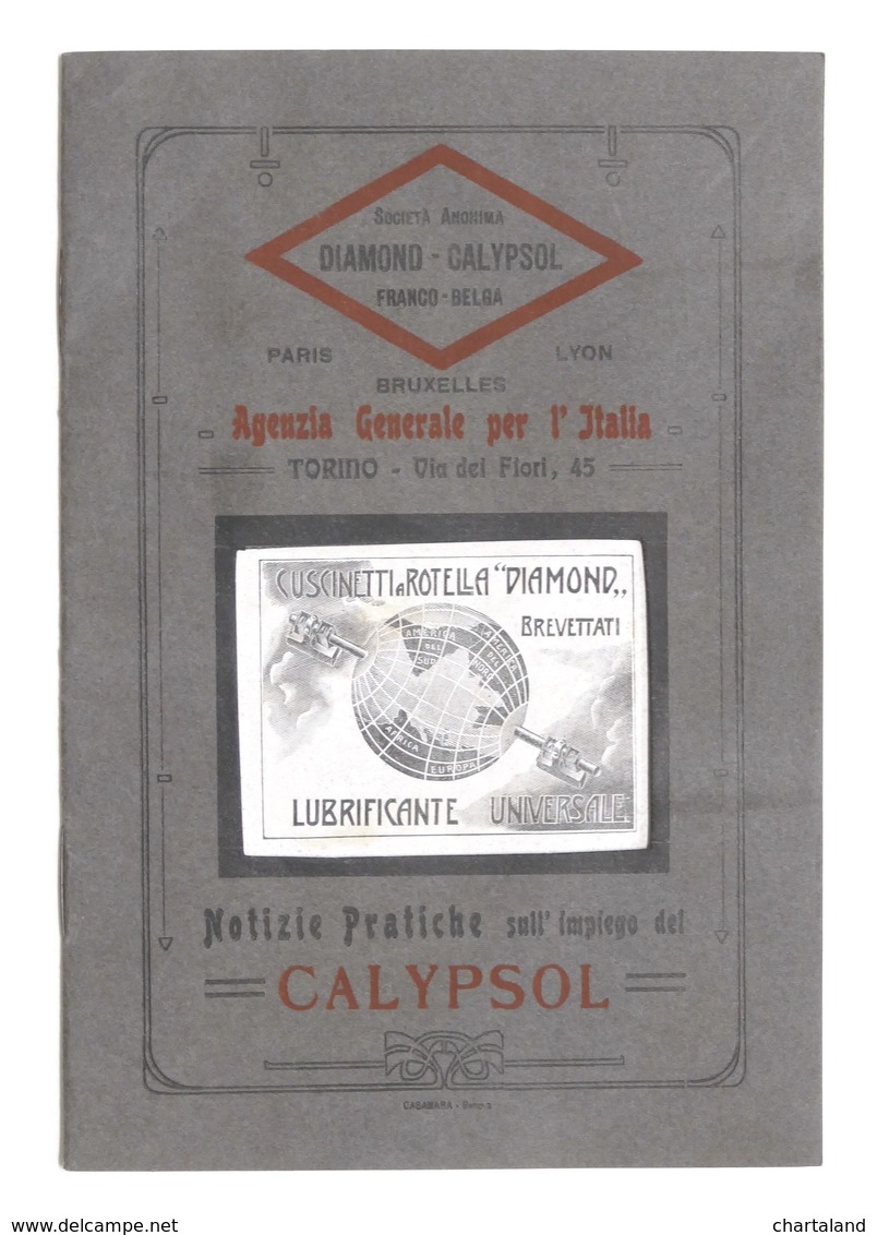 Meccanica - Brochure Calypsol Lubrificante - Cuscinetti Diamond - Anni '20 - Unclassified