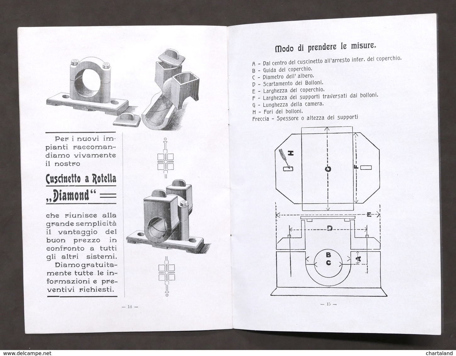 Meccanica - Brochure Calypsol Lubrificante - Cuscinetti Diamond - Anni '20 - Unclassified