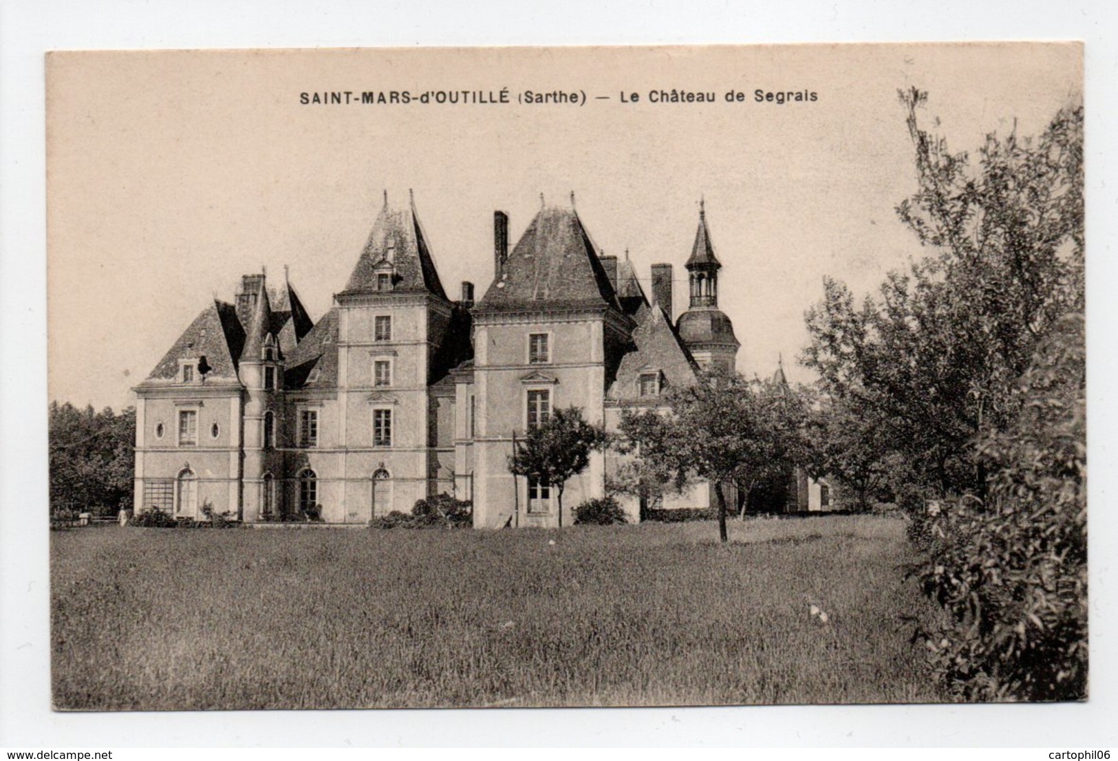 - CPA SAINT-MARS-D'OUTILLÉ (72) - Le Château De Segrais - Edition Galf - - Andere & Zonder Classificatie