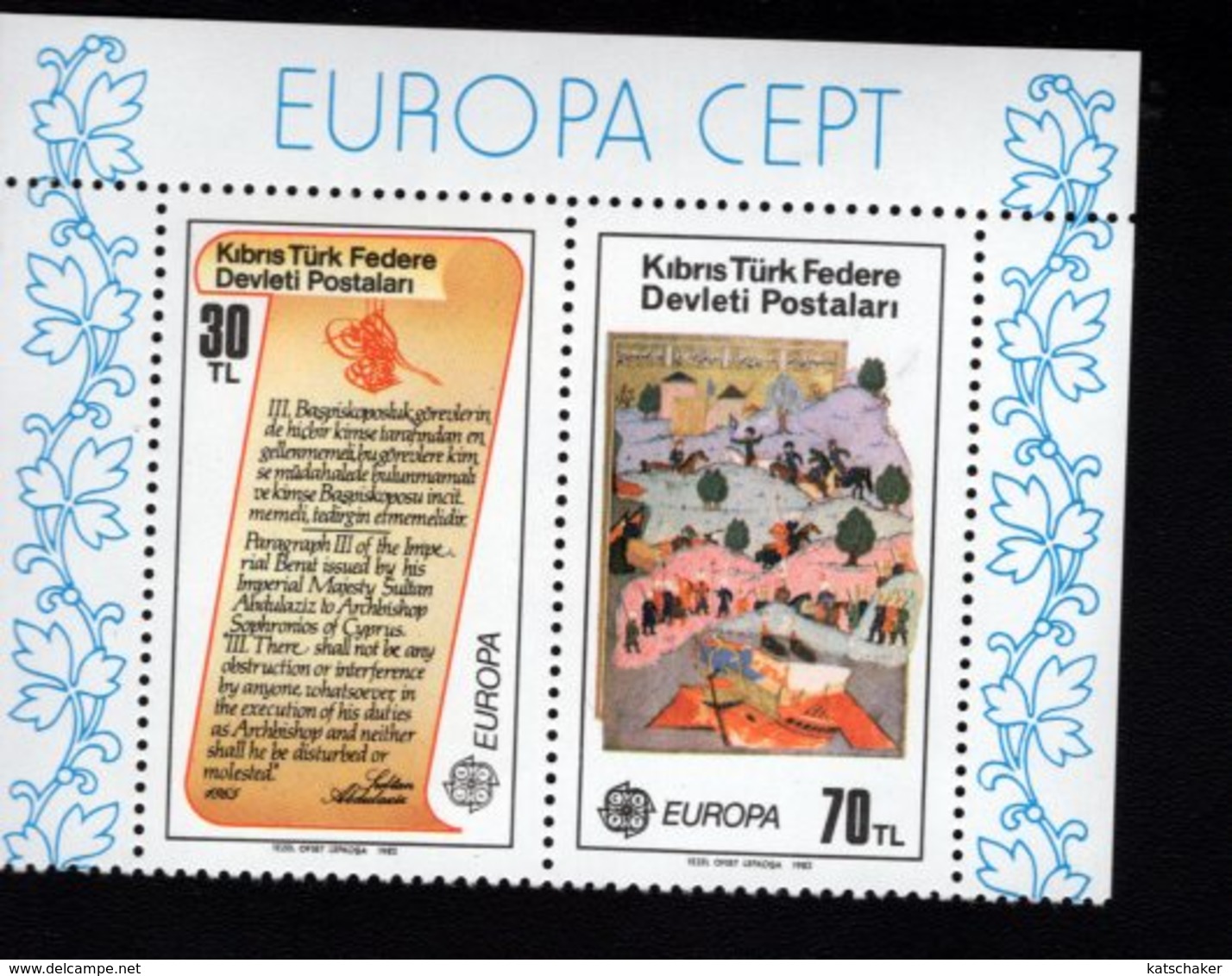 740415245  POSTFRIS  MINT NEVER HINGED EINWANDFREI SCOTT 114A 114B EUROPA 1982 - Neufs