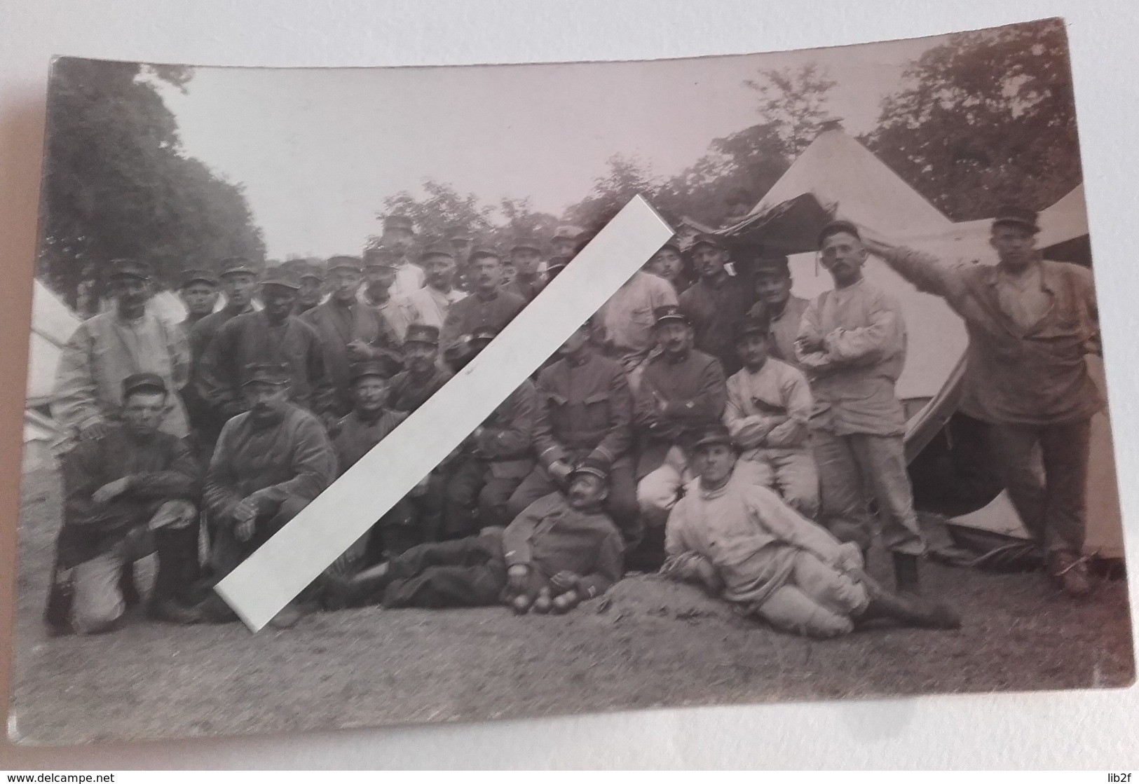 1914 1916 Infanterie Territoriale 26 Eme Régiment Au Repos Pétanque Boules Antillais Tranchée Poilus 1914 1918 WW1 - Guerre, Militaire