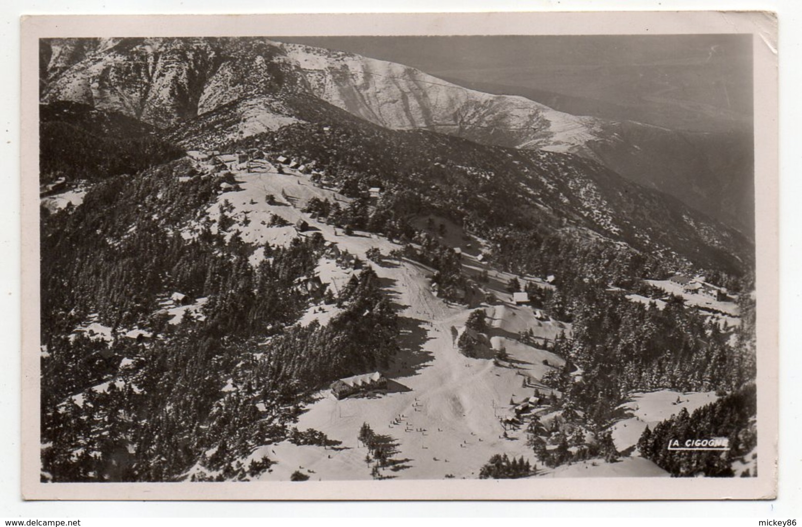 Algérie --  CHREA ---  1957 -- Vue Aérienne De Chréa  ---  Cachet --- Timbre -- - Autres & Non Classés