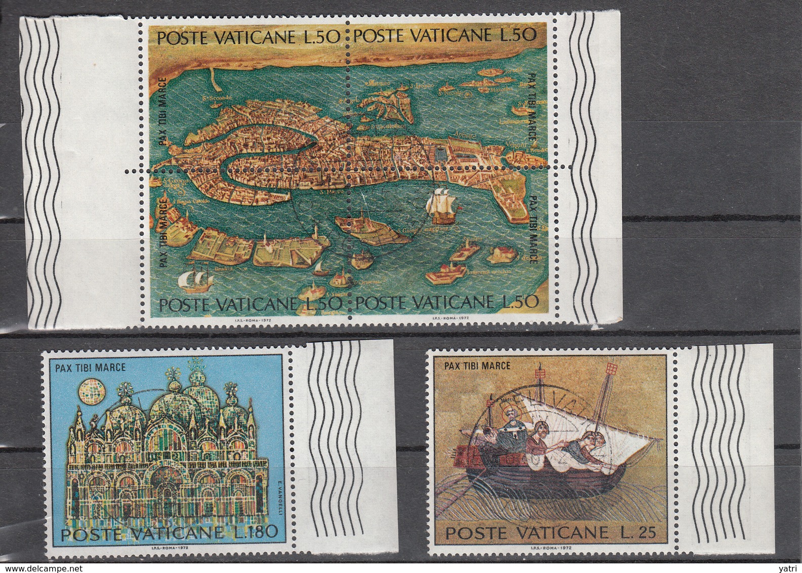 Vaticano - 1972 - Salviamo Venezia - Used Stamps