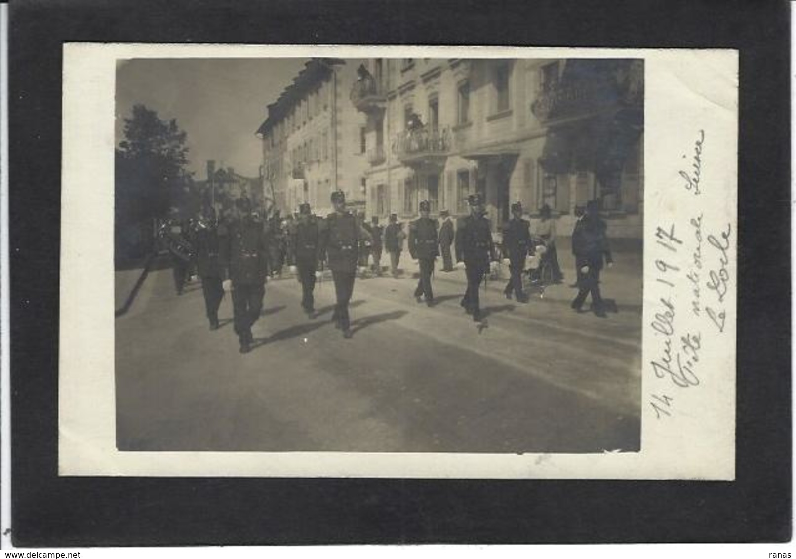 CPA Suisse Helvétia Schweiz Svizzera Non Circulé Carte Photo RPPC Le Locle Fête - Le Locle