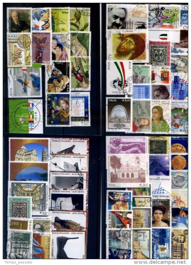 ITALIA -  REPUBBLICA  - ANNATA COMPLETA 2002 USATI  LUSSO - Annate Complete