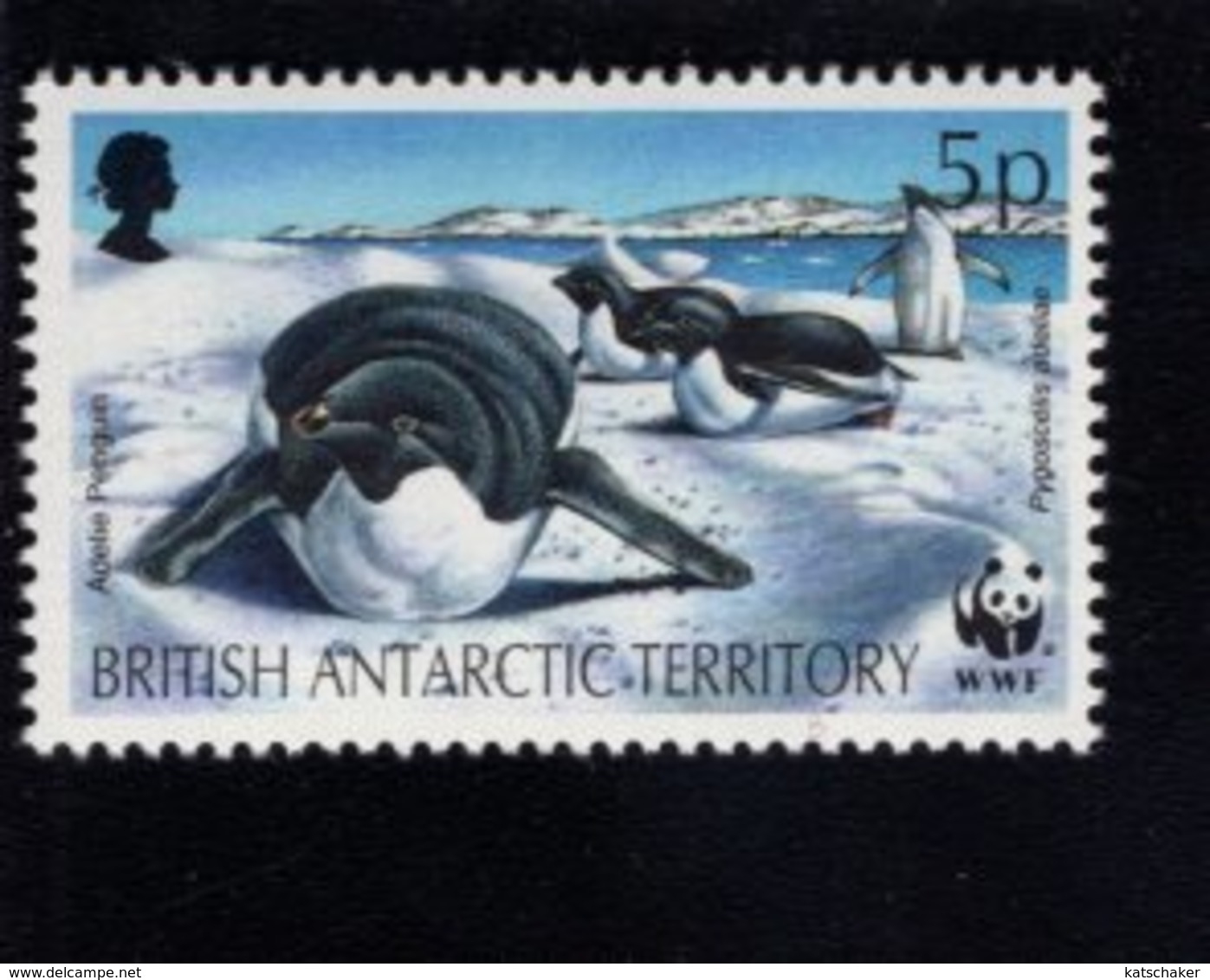 740450540 POSTFRIS  MINT NEVER HINGED EINWANDFREI SCOTT 193 ADELIE PENGUIN WWF - Ongebruikt