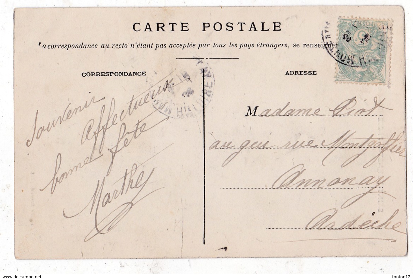 Carte Postale St Bonnet Du Froid - Autres & Non Classés