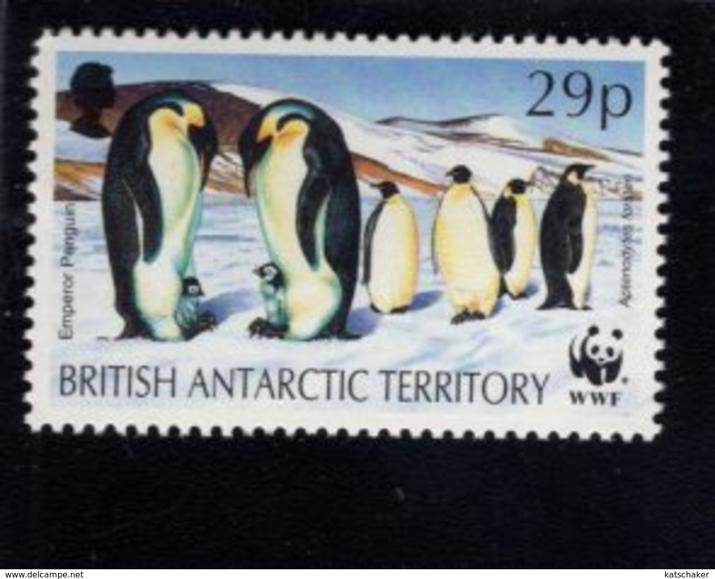 740450540 POSTFRIS  MINT NEVER HINGED EINWANDFREI SCOTT 194 EMPEROR PENGUIN WWF - Nuevos