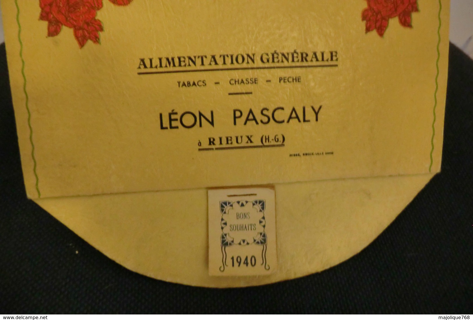 Calendrier Publicitaire Avec Porte Lettre 1940 Toute Petite Déchirure En Haut à Gauche - Calendrier Complet   Dimensions - Grand Format : 1921-40